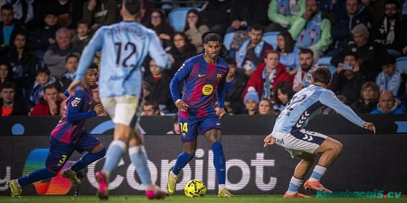 Marcus Rashford đã có những kiến tạo đột phá trong trận với Celta Vigo