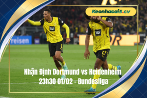 Đội hình dự kiến trước trận Dortmund vs Heidenheim